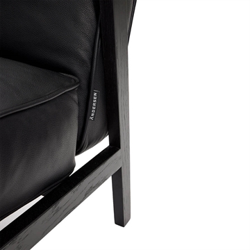 Andersen Furniture LC1 Lounge Chair - Svart, Svart 4001 stäng