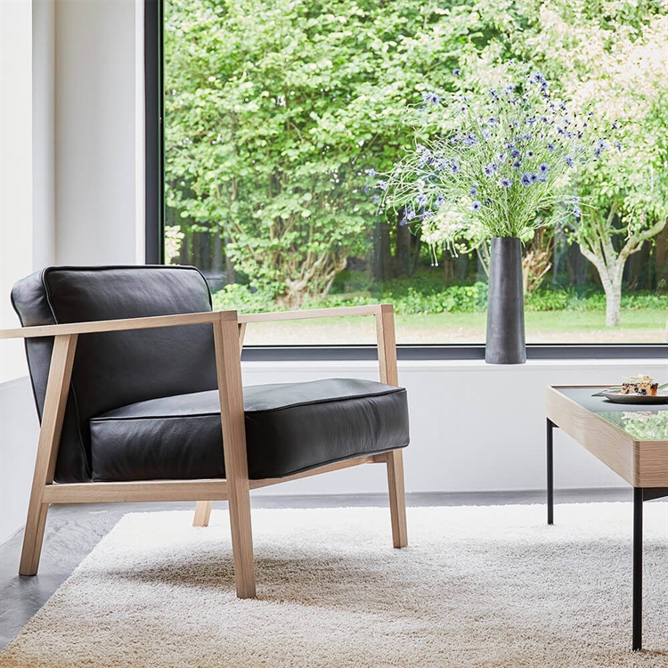 Andersen Furniture LC1 Fåtölj - svart läder