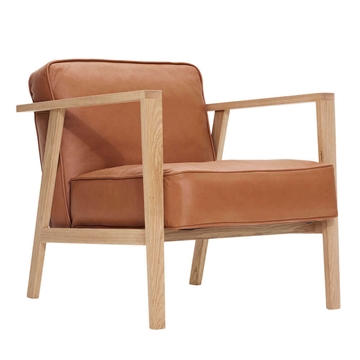 Andersen Furniture LC1 Lounge Chair - Ek, Cognac 4003