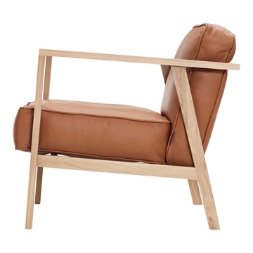 Andersen Furniture LC1 Lounge Chair - Ek, Cognac 4003 sida