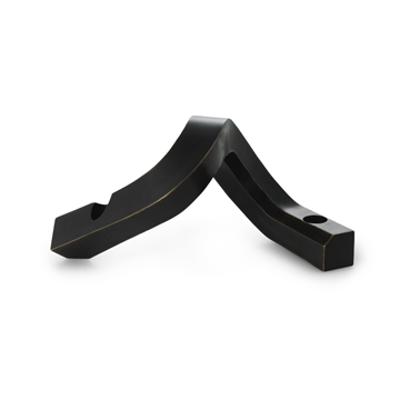 Normann Copenhagen Crooked Two Ljusstake - Brons