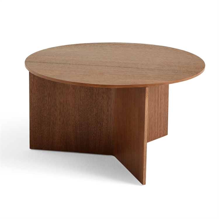 HAY Slit Table Wood Round XL - Walnut