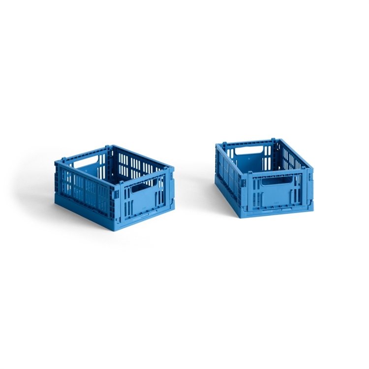 HAY Colour Crate Mini (2 st) - Electric Blue