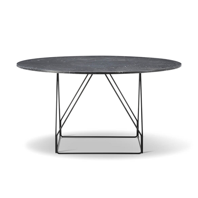 Fredericia Furniture JG Bord Ø140 - SVART MARQUINA