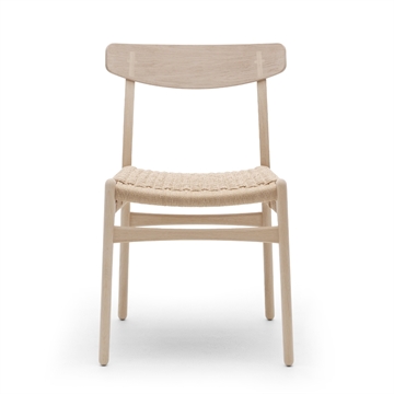 Carl Hansen & Søn CH23 Matbord stol - Soap Oak/Natural