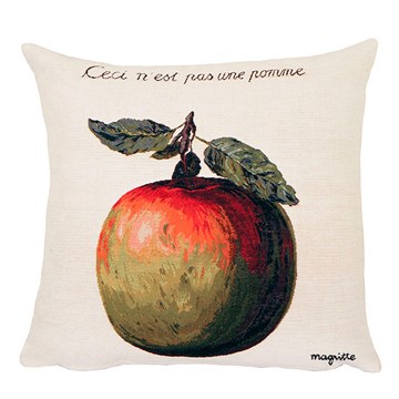 Poulin Magritte kudde Ceci n´est pas une pomme