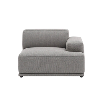 Muuto Connect Soft Modular Sofa Vänster Armstöd (B) - Re-wool 128