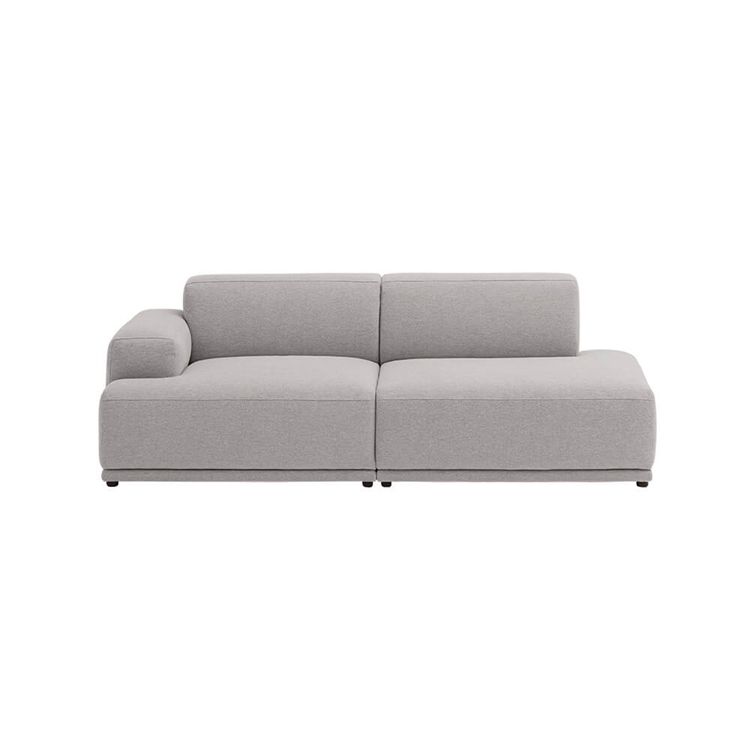 Muuto Connect Soft Modular 2:a persons soffa, konfiguration 2 - Clay 12