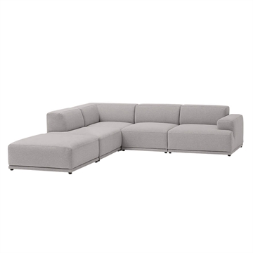 Muuto Connect Soft Modular hörnsoffa, konfiguration 1 - lera 12