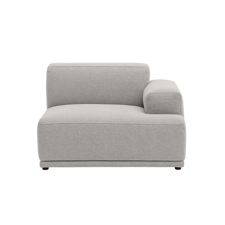 Muuto Connect Soft Modular Sofa Vänster Armstöd (B) - Clay 12