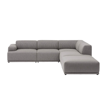 Muuto Connect Soft Modular hörnsoffa, konfiguration 2 - re-wool 128