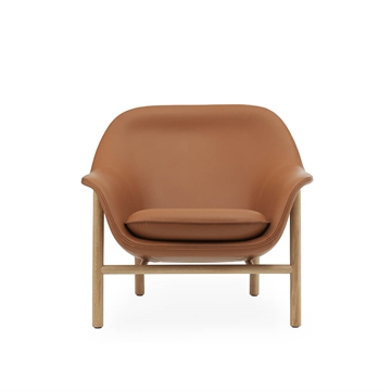 Normann Copenhagen Drape Lounge Chair Low Oak - Ultra 41574