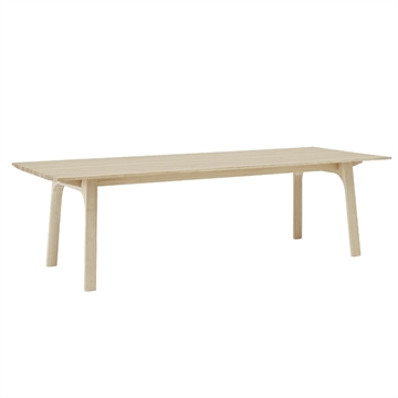 Muuto Earnest utdragbart bord 260 x 100 - Oljad ek, vinkel 2