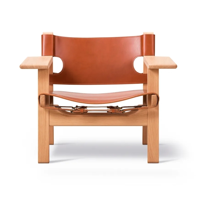 Fredericia Furniture Den spanska Stol BM 2226 - Cognac Läder / Ek Ljusolja