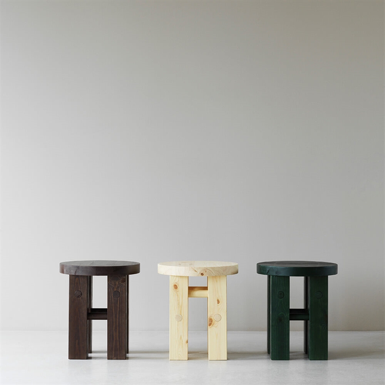 Normann Copenhagen Pine pall 3 färger