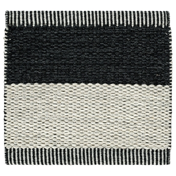 Kasthall Wide Stripe Icon Matta - 160x240 Midnight Black 554