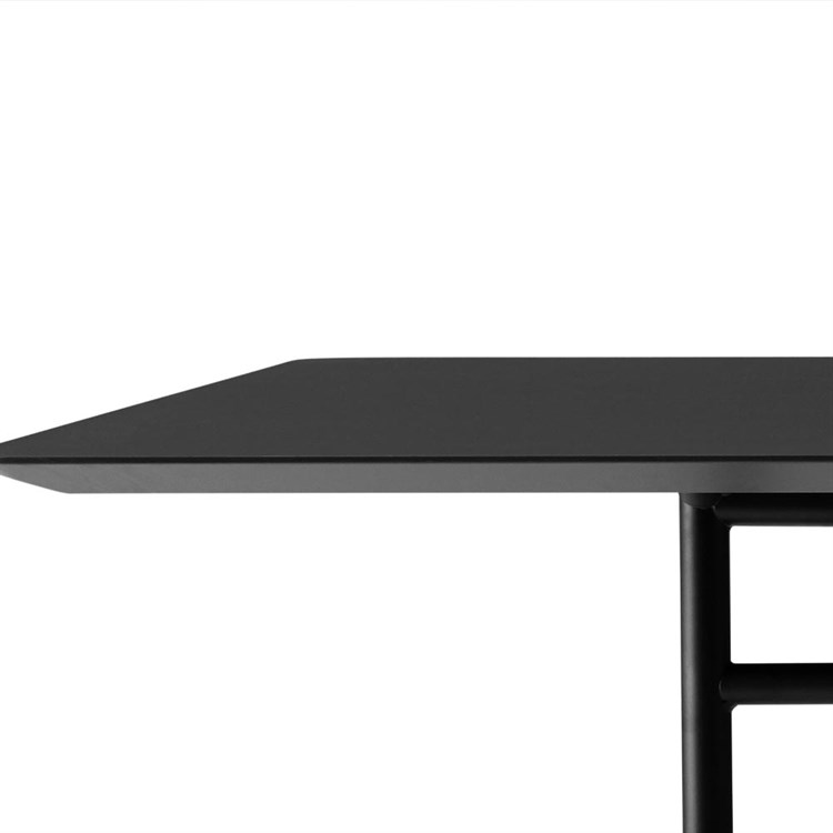 Audo Snaregade Spisebord Rektangulær Sort/Linoleum Overflade