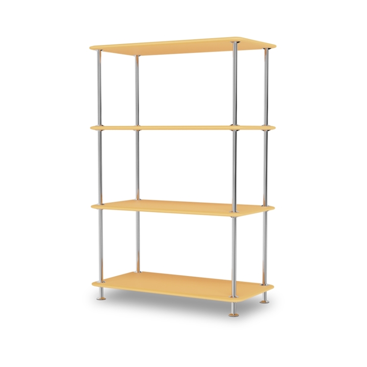 Montana Free Shelving 300000 - Acacia/Chrome