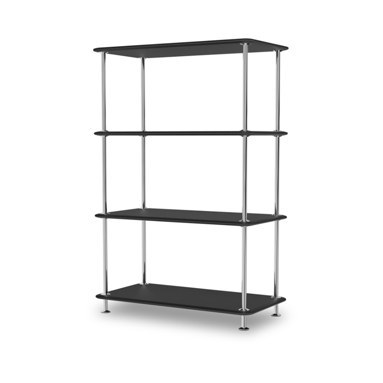 Montana Free Shelving 300000 - Black/Chrome