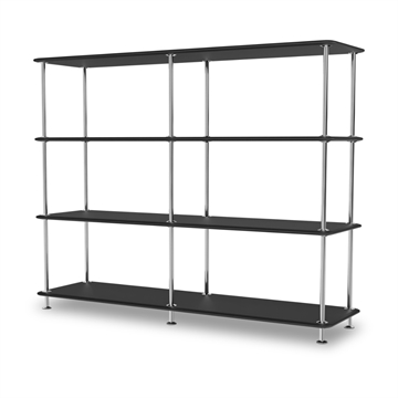 Montana Free Shelving 330000 - Black/Chrome