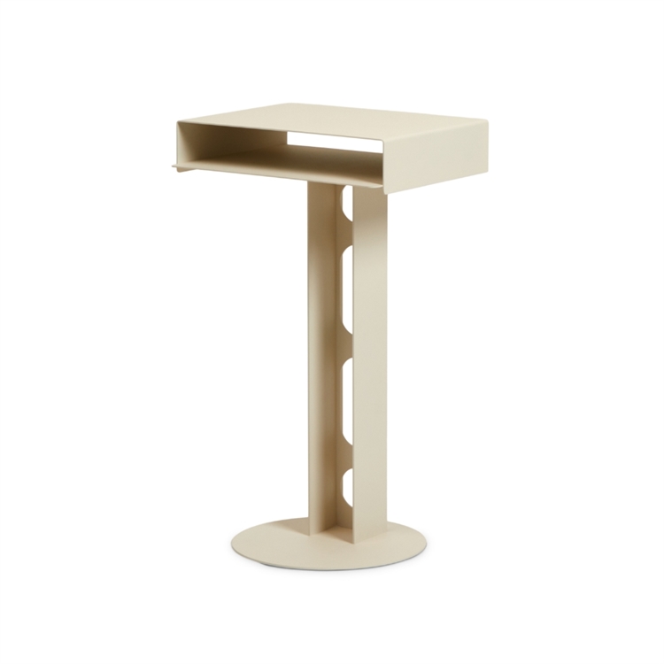 Pedestal Sidekick Bord - Pearl