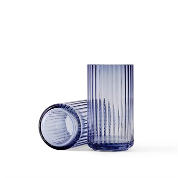Lyngby Vase Glas Midnight Blue Small H15,5 cm
