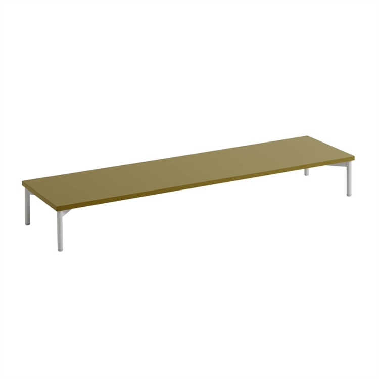 Muuto Stacked Podium med Tube Base - 131 x 35 x 17 cm - Brun Grön