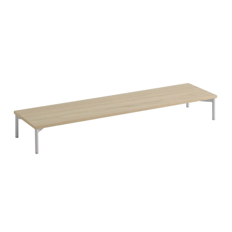 Muuto Stacked Podium med Tube Base - 131 x 35 x 17 cm - Ek