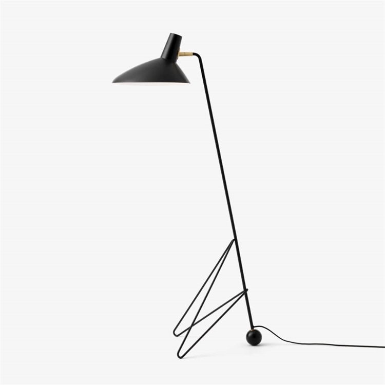 Andtradition Tripod HM8 Golvlampa - Matt Svart