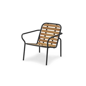 Normann Copenhagen Vig Lounge Chair - Svart/Trä