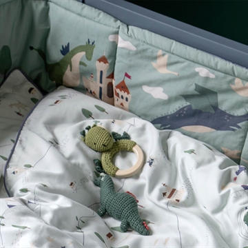 Sebra Baby Sängkläder Dragon Tales i barnrummet