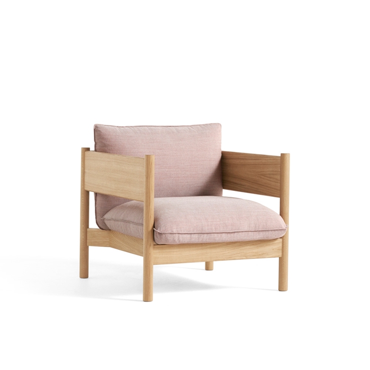 HAY Arbour Club Fåtölj - Upholstery Atlas-1511/Oiled Oak