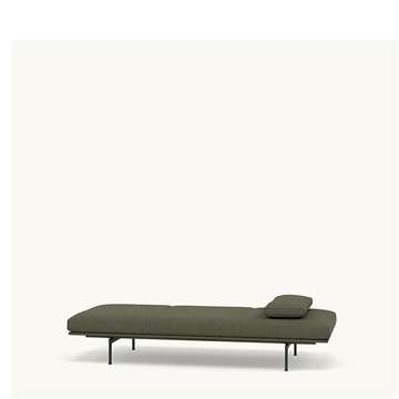 Muuto Outline Daybed Inkl. Dyna - Fiord 961/Svart