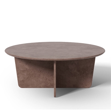 Fredericia Furniture Tableau Soffbord - Ø100 Dark Atlantico Limestone