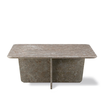 Fredericia Furniture Tableau Soffbord - 100x100 Mörk Atlantico Kalksten