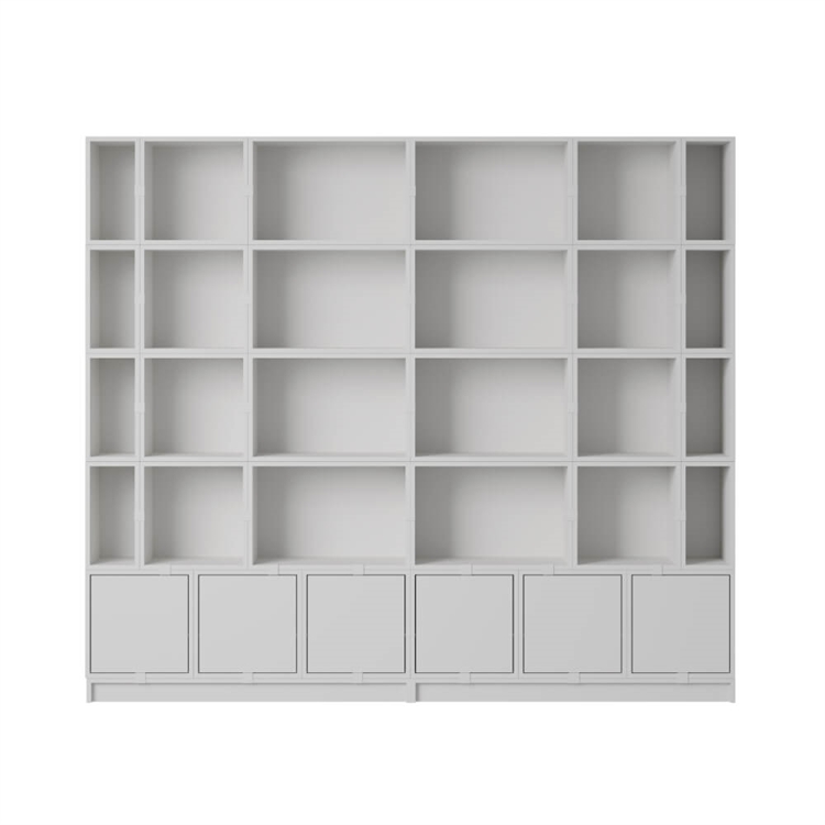 Muuto Stacked Bookcase Configuration 1 - Grå